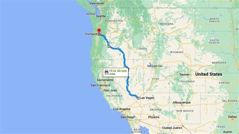 las vegas to portland oregon.